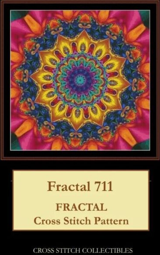 Fractal 711 av Kathleen George, Cross Stitch Collectibles