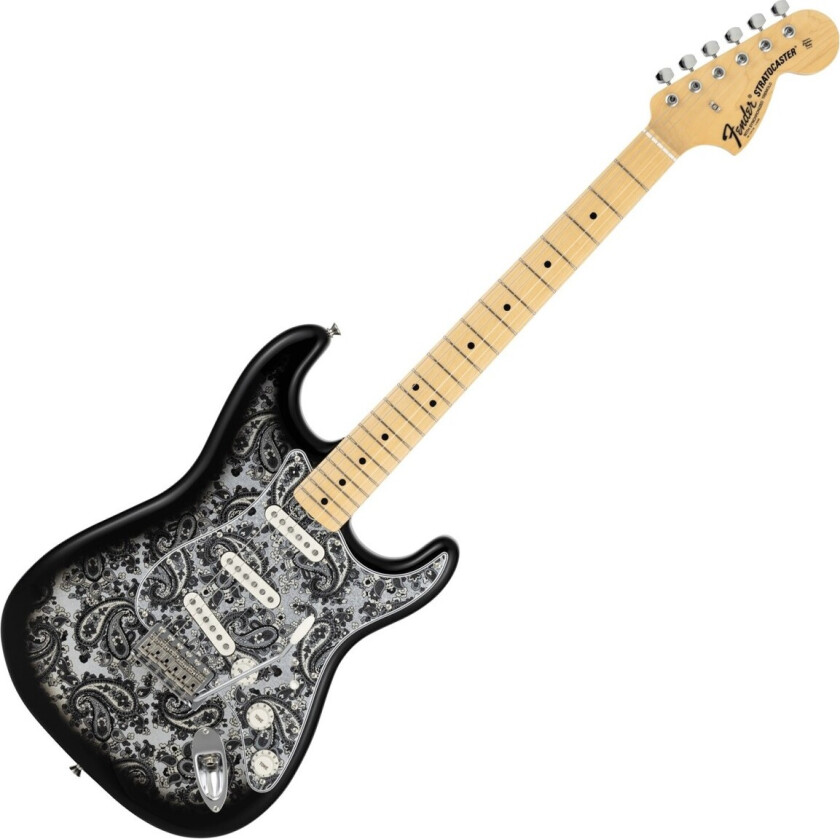 Made in Japan Limited Stratocaster MN Black Paisley
