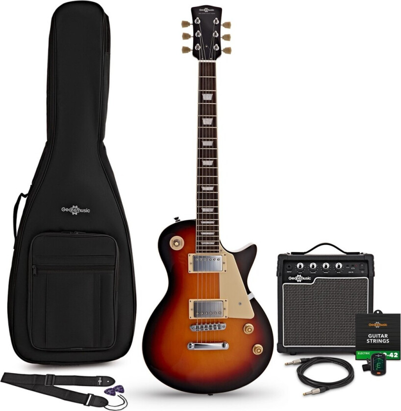 New Jersey Select Electric Guitar Sunburst 10W Guitar Amp & Accessory Pack