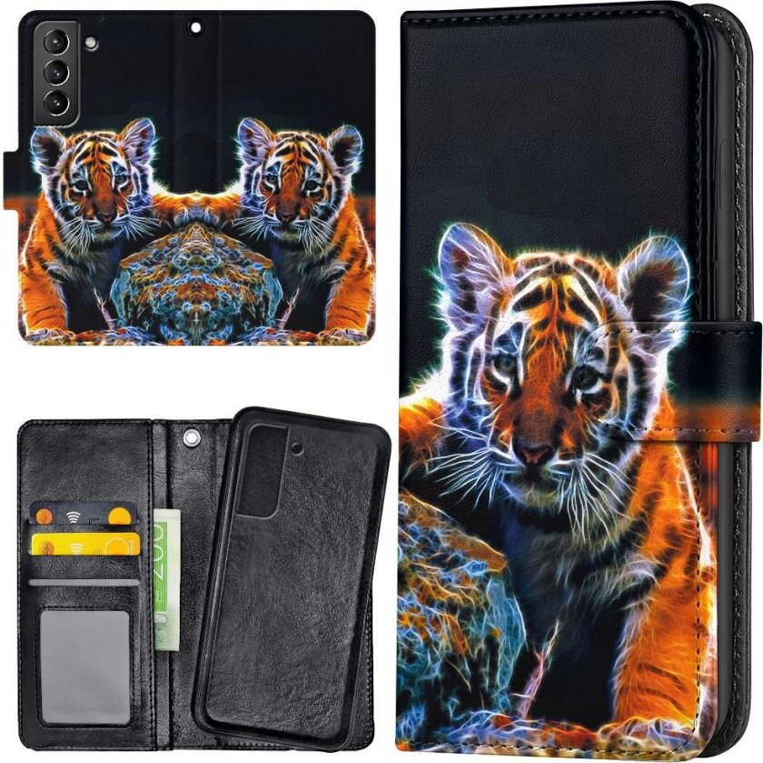 Samsung Galaxy S22 - Lommebok Deksel Tigerunge
