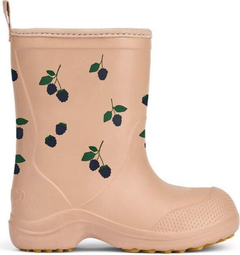 Aston gummistøvler til barn, Berry/Pale Tuscany