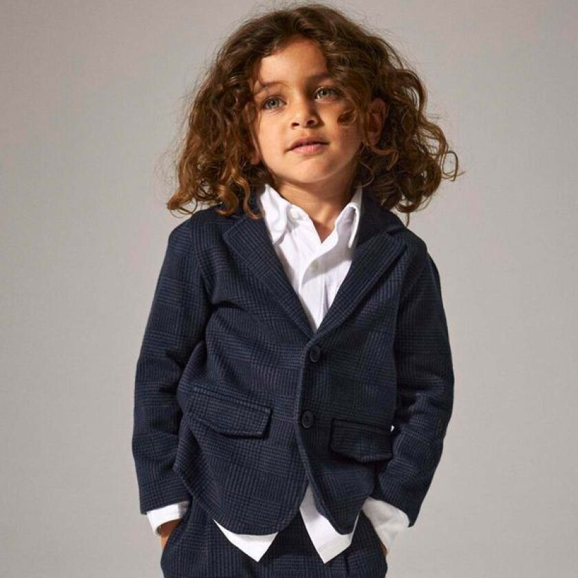 Bilde av Name It Nmmrobino blazer til småbarn, Navy Blazer/Check