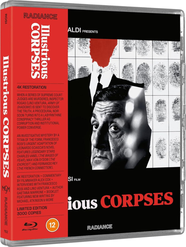 Illustrious Corpses (1976) / Makten og dens pris Bluray