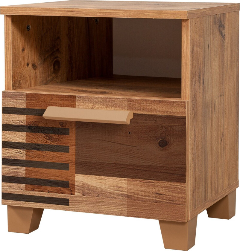 Leva Nattbord 45x40 cm Brun - Hanah Home