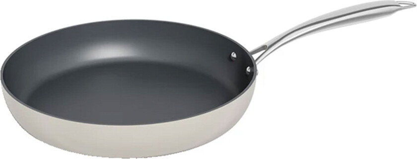 Coria stekepanne 28 cm, kremhvit