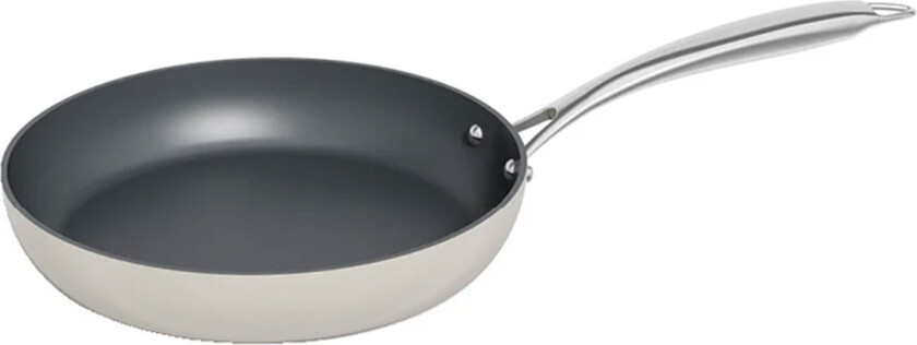 Coria stekepanne 24 cm, kremhvit