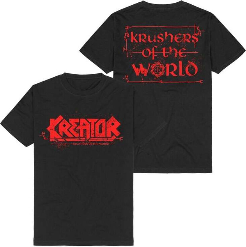 T-skjorte - Krushers of the World Logo - S til 3XL - Herrer - svart