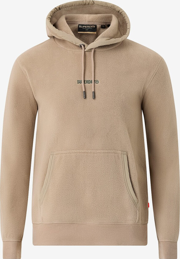 Hettegenser Micro Logo Fleece Hood - Beige