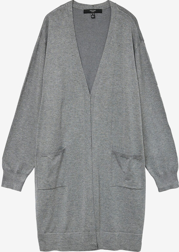 Kardigan vmcSilje LS Open - Grå