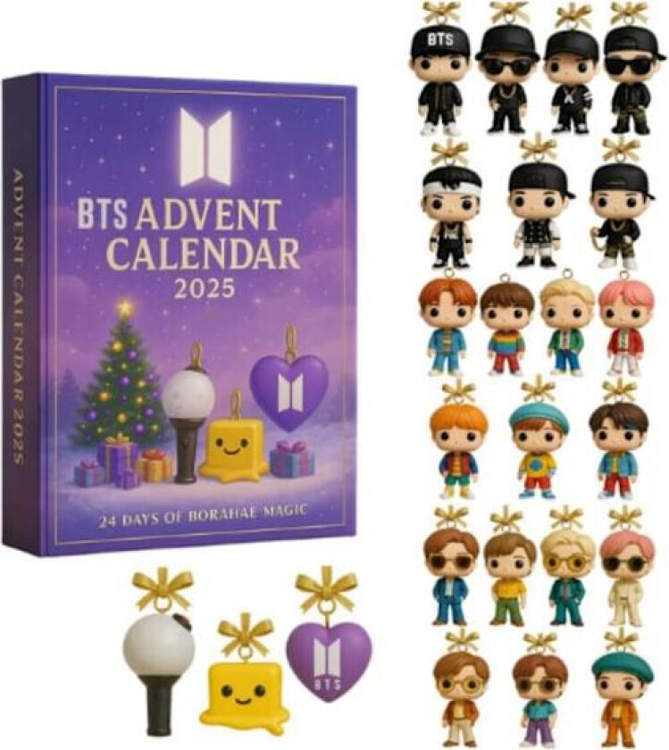 BTS Adventskalender - Julegave Akryl Anheng