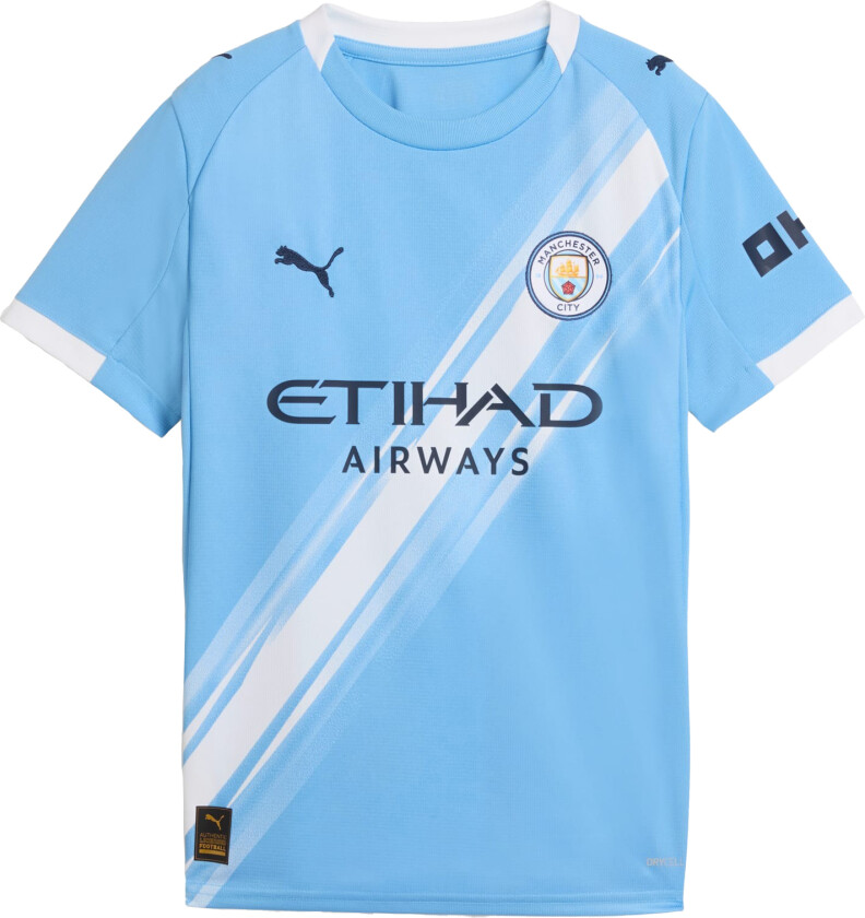 Manchester City Hjemmedrakt 2025/26 Barn - PUMA, størrelse 116 cm