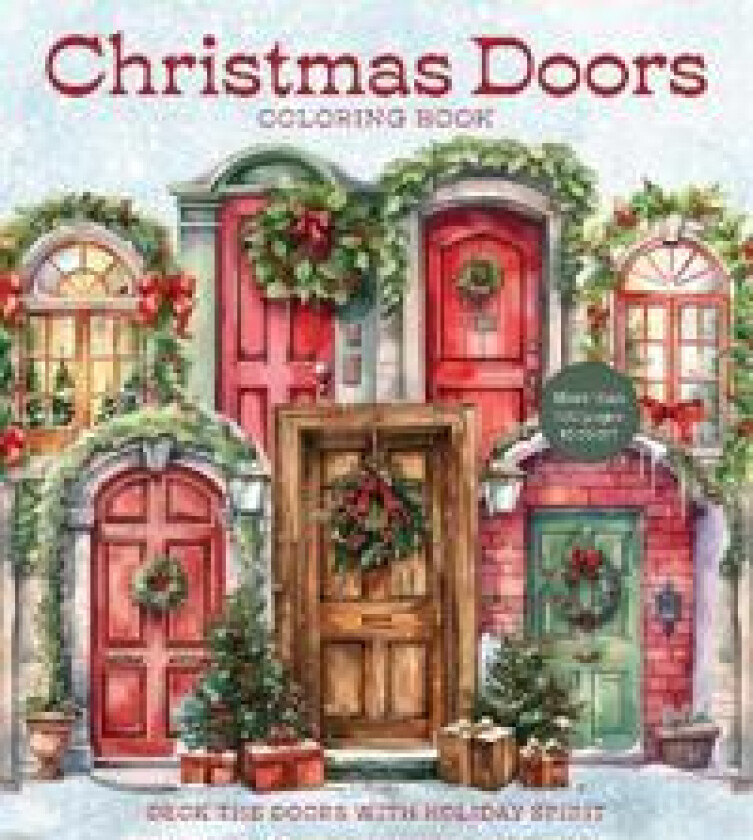Christmas Doors Coloring Book