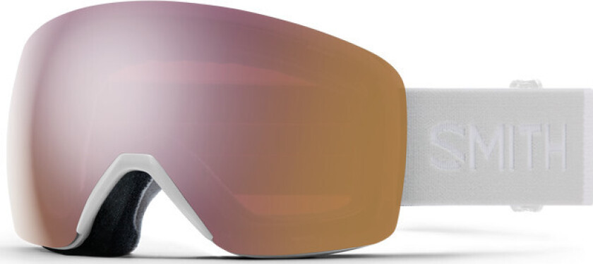 Unisex Skyline White Vapor + ChromaPop Everyday Rose Gold Mirror Lens