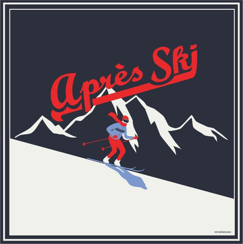 AfterSki Silk Scarf Navy Blue