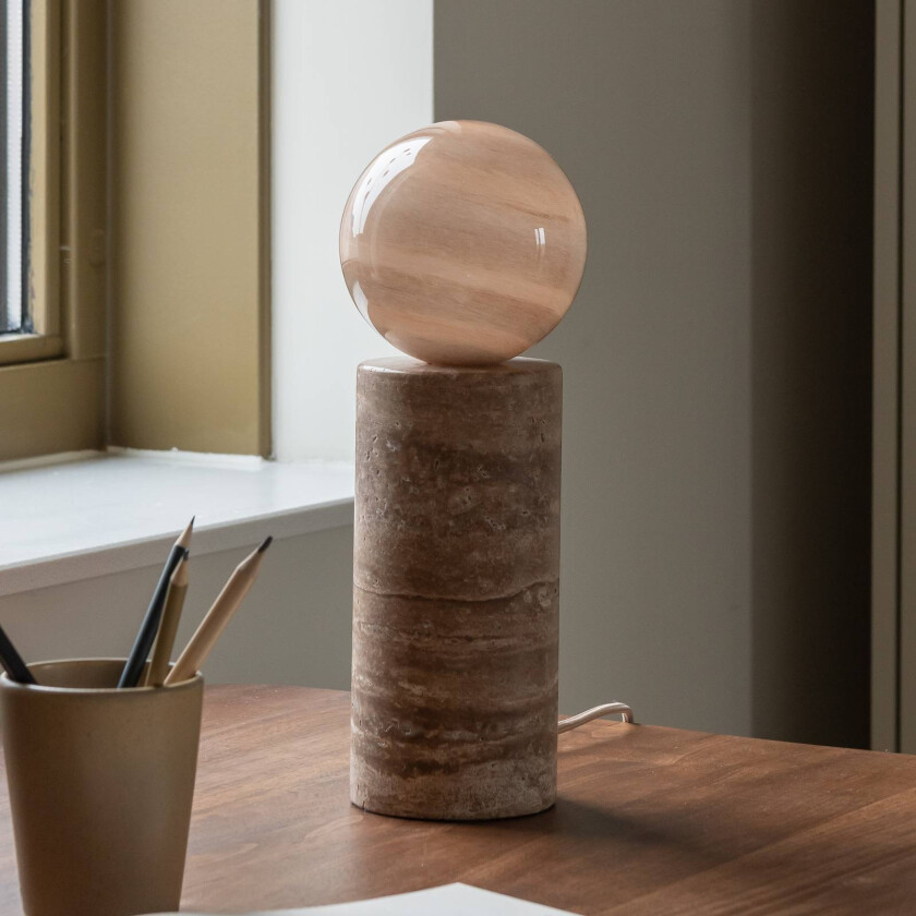 IT'S ABOUT ROMI bordlampe Tivoli, sandfarget, høyde 33 cm