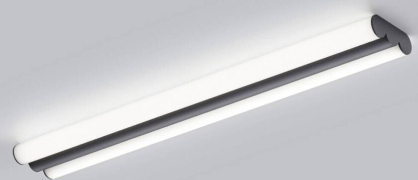 LED-speillampe LOOM, lengde 60 cm, svart, IP44