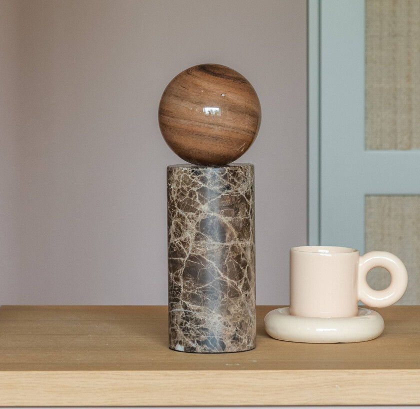 IT'S ABOUT ROMI bordlampe Tivoli, brun, høyde 33 cm