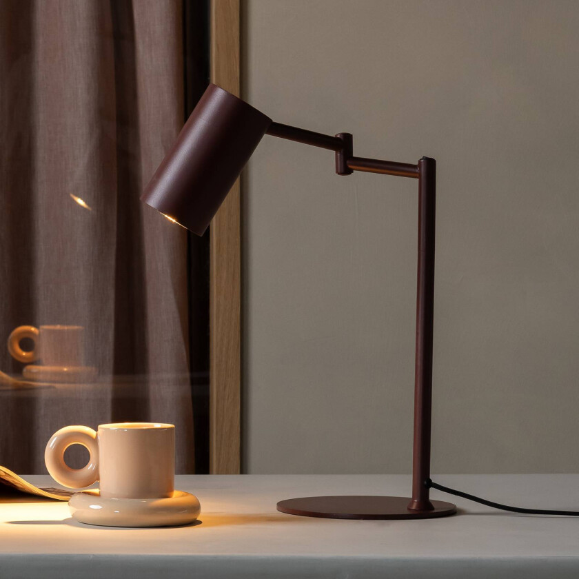 IT'S ABOUT ROMI bordlampe Bilbao, mørkerød, høyde 48 cm