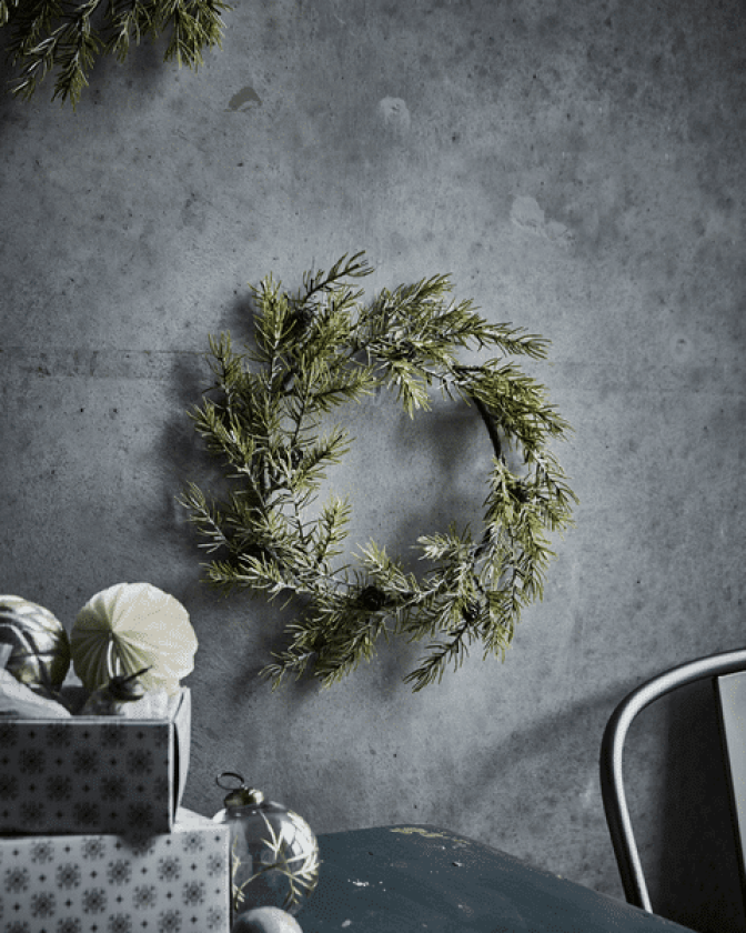 Julekrans Frost D 35 Cm