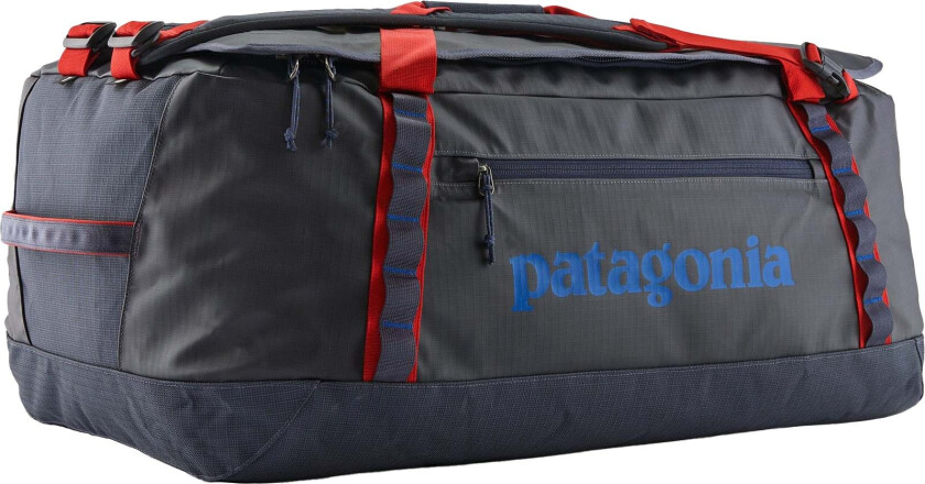Black Hole Duffel 70L Smolder Blue w/Amanita Red