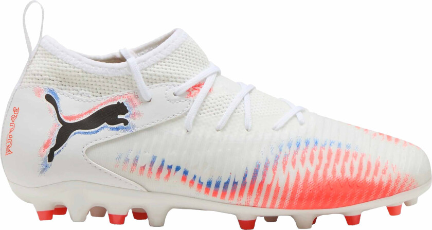 Future 8 Match MG Junior PUMA White/PUMA Black/Glowing Red