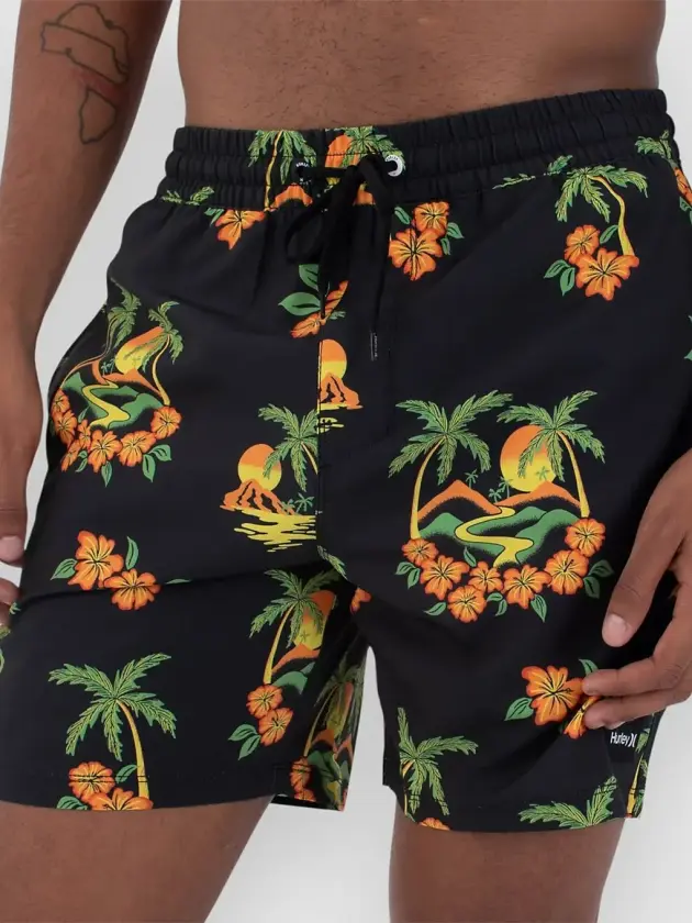 Hurley Cannonball Volley 17" Boardshorts svart