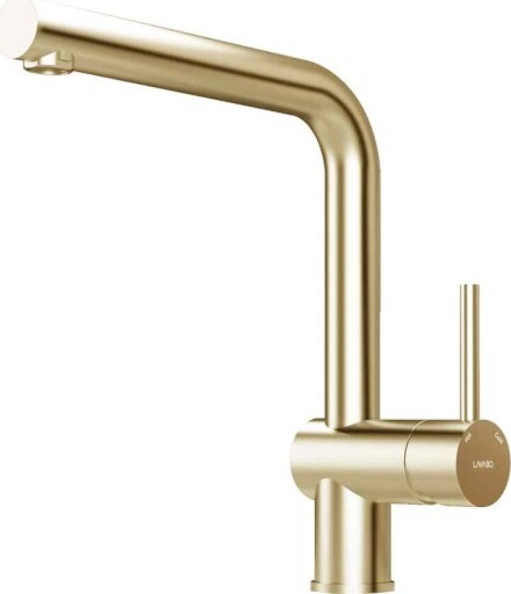 Kubus 185 kjøkkenarmatur, messing