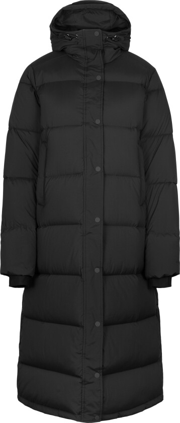 Escape Down Long Coat Dame Black