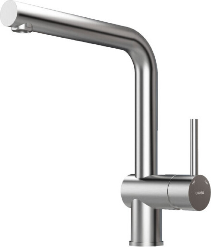 Kubus 185 kjøkkenarmatur, stål