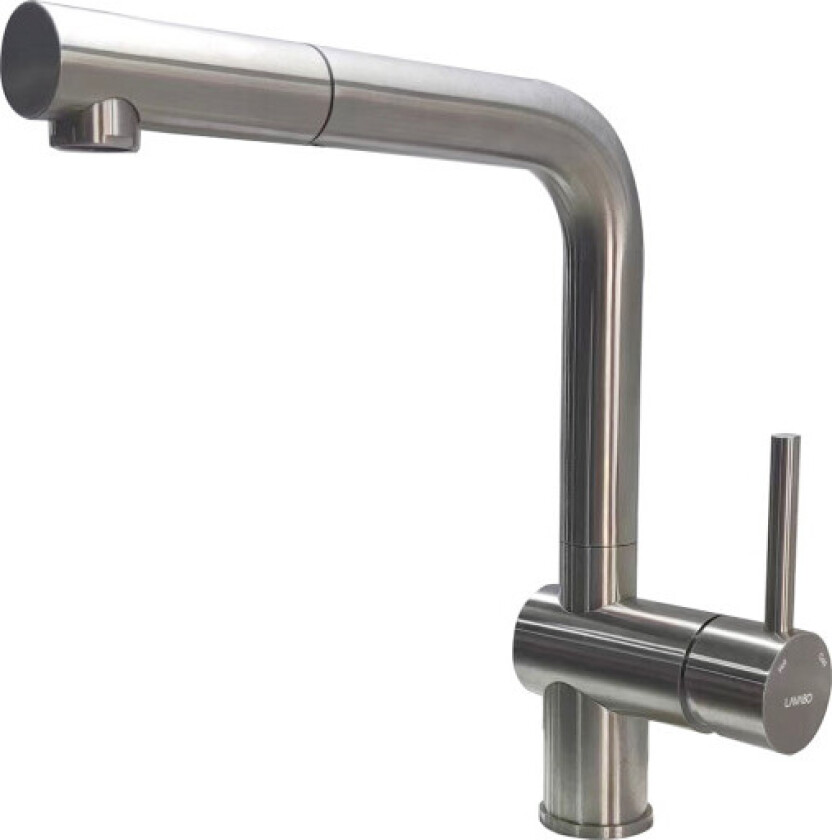 Kubus 385 kjøkkenarmatur, stål