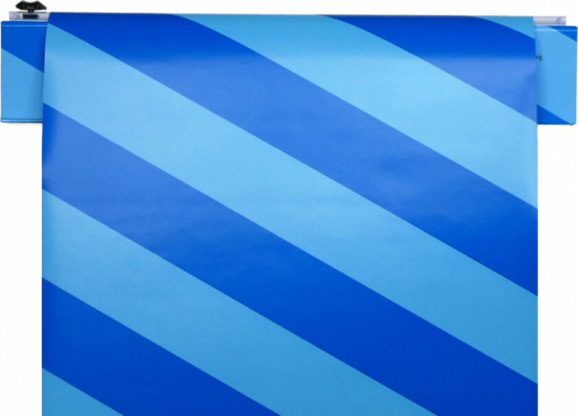 Gavepapir i skjæreboks, Blå 38 cm