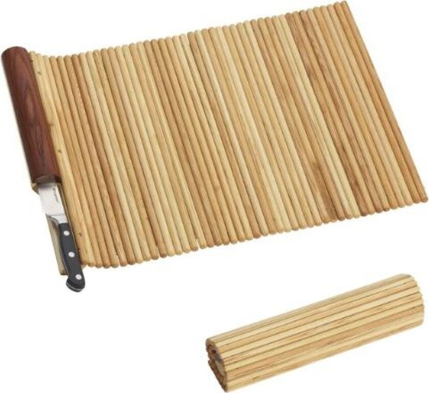 Gualtiero Sammenleggbar Skjærebrett i Ask Med Kniv
