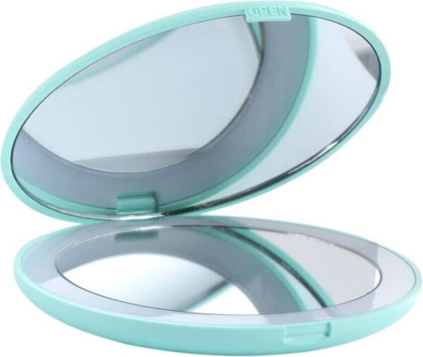 10x forstørrelses sminkespeil, håndholdt speil, bærbart speil, sammenleggbart speil, sminkespeil