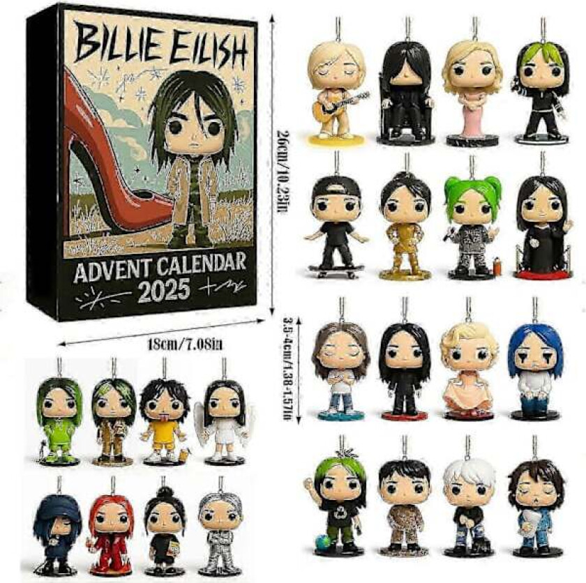 Bilde av REA Billie Eilish Adventskalender Blind Box Julegave.z
