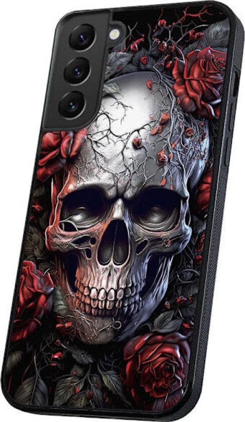 Samsung Galaxy S21 - Deksel/Mobildeksel Skull Roses