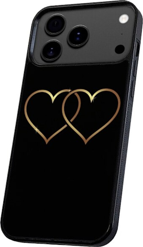 iPhone 17 Pro - Deksel/Mobildeksel Double Hearts