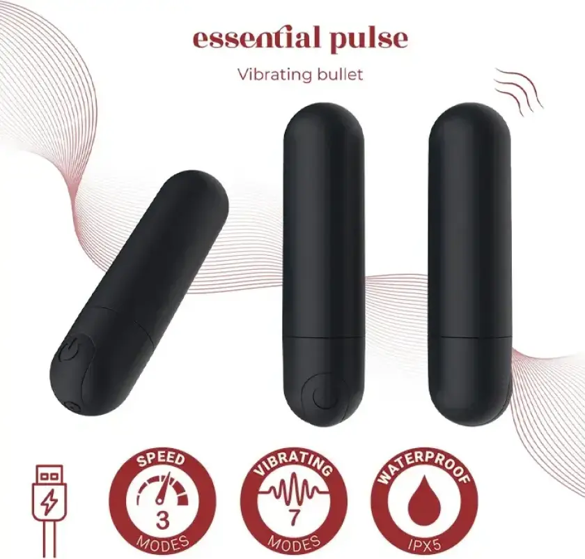 Pulse Rechargeable Vibrating Bullet