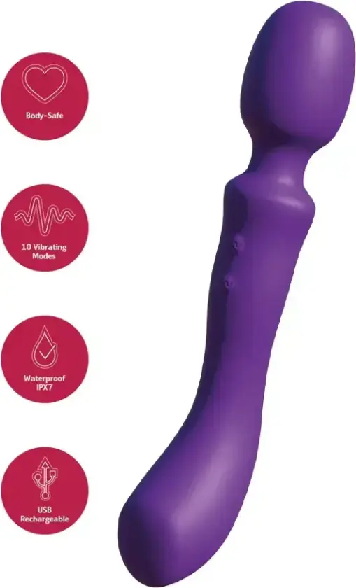Dual-Sided Massaging Vibrating Wand