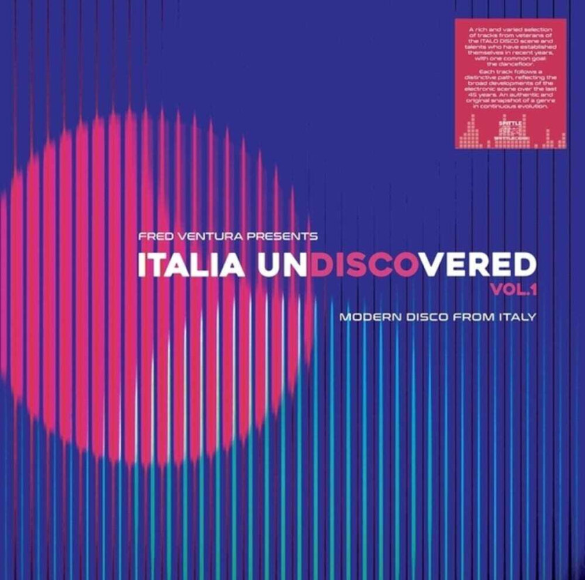 Diverse Artister Fred Ventura Presents Italia Undiscovered 1 / Var LP/Vinyl