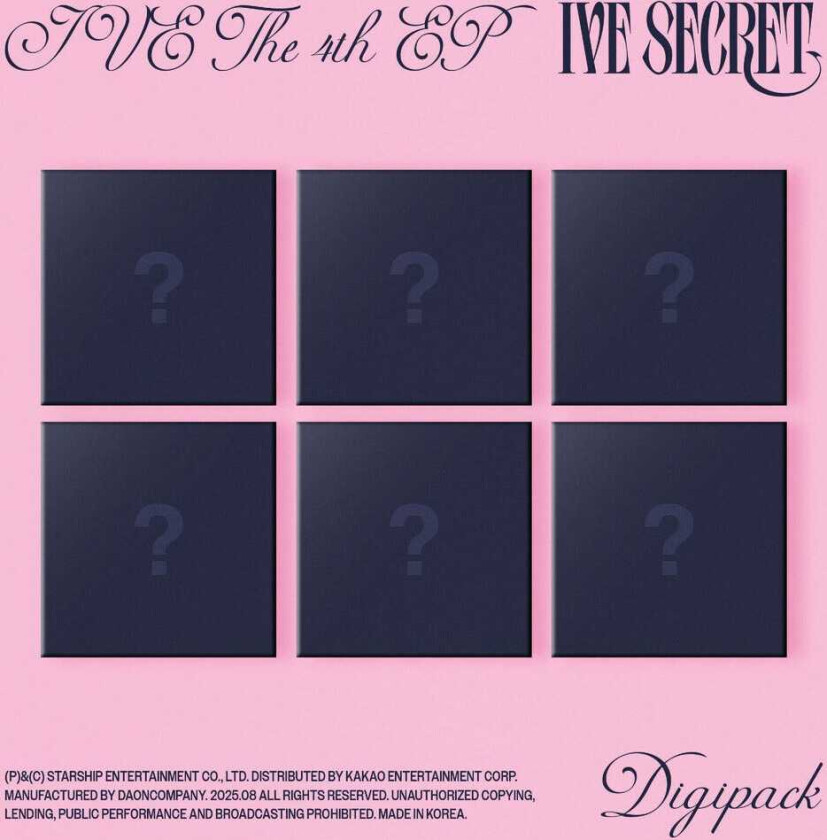 Ive Ive Secret Ive The 4th Ep CD
