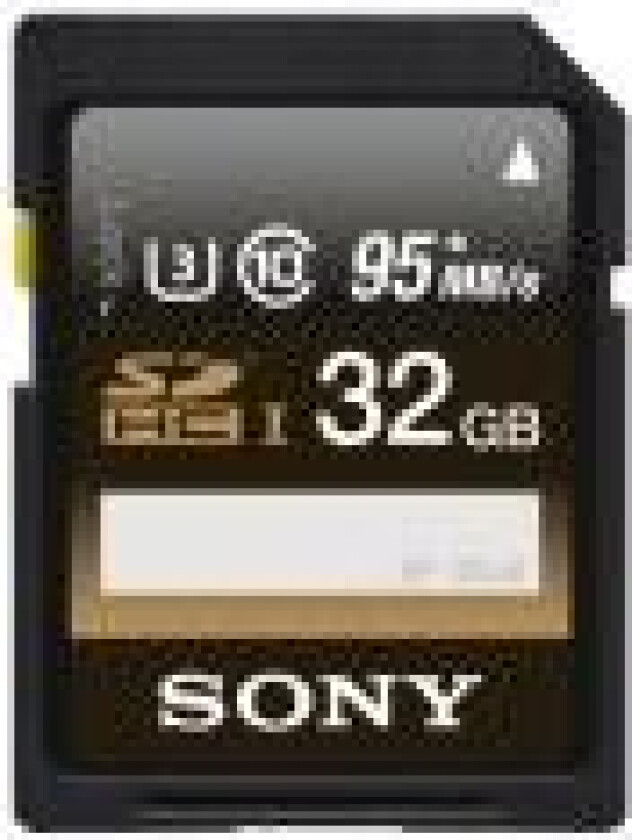 SF-32UZ, 32 GB, SDHC, Klasse 10, 95 MB/s, Sort