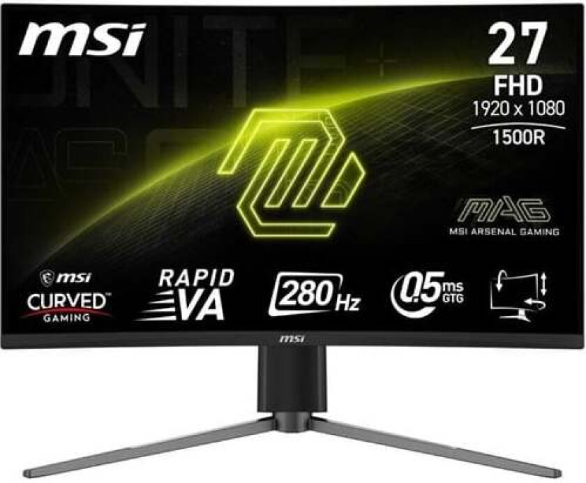 27" MSI MAG 276CPXF - LED monitor - curved - Full HD (1080p) - 27" - HDR