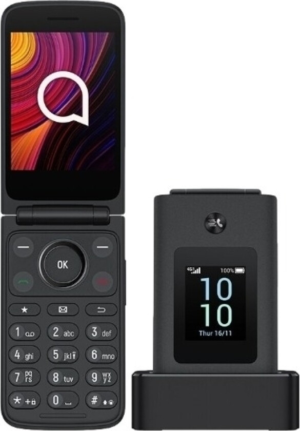 One Touch 4043 Eco Design mobiltelefon, Dark Night Grey