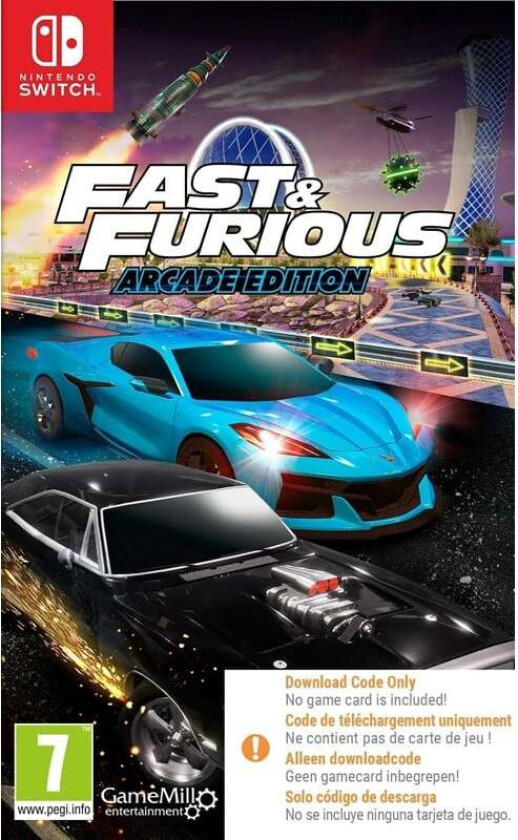 Fast & Furious: Arcade Edition (Code in a Box) - Nintendo Switch - Racing