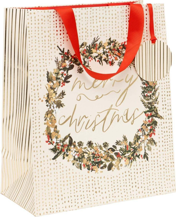 Gavepose L Festive Floral Gold