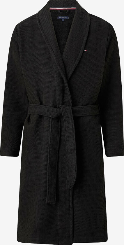 Morgenkåpe Waffle - Svart