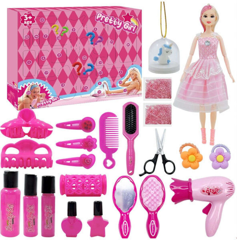 Adventskalender Barbie - Julekalender 2025 multicolor