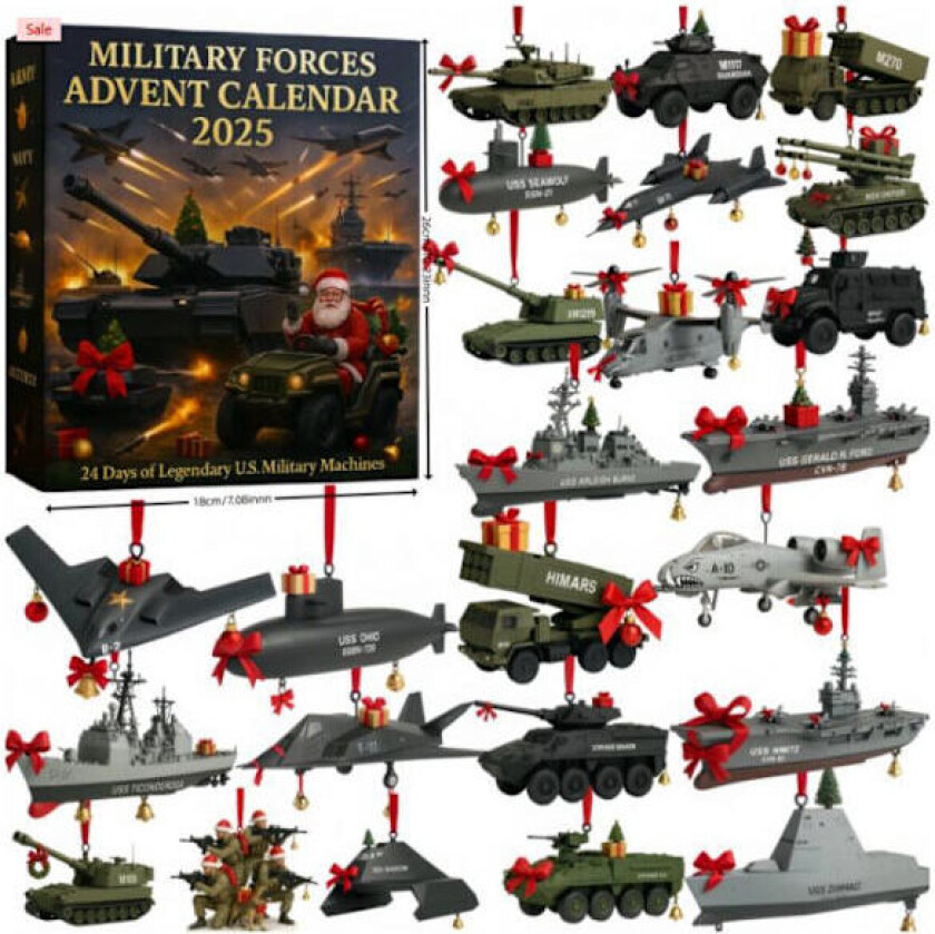 MILITARYFORCES Adventskalender - Julegave Akryl Anheng