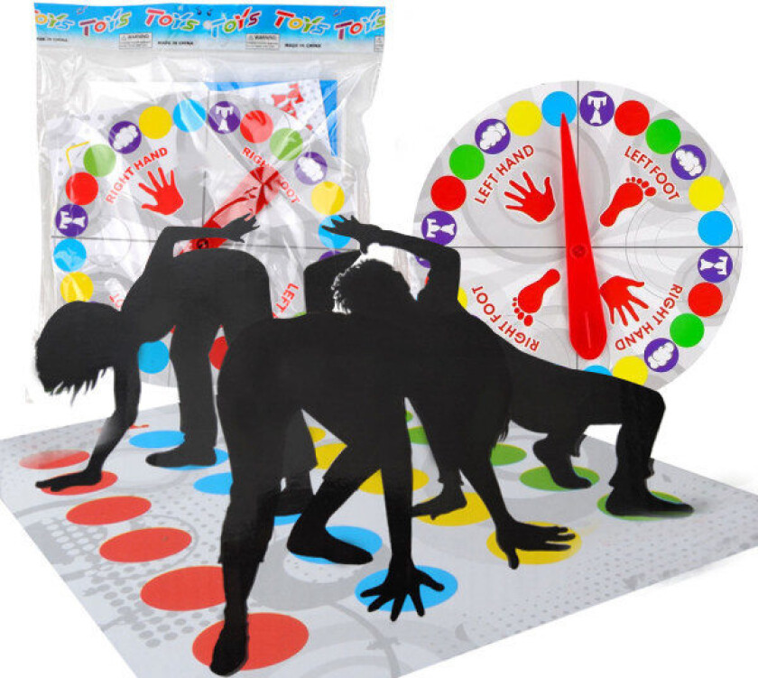 Twister-spill - gulvspill med lekematte