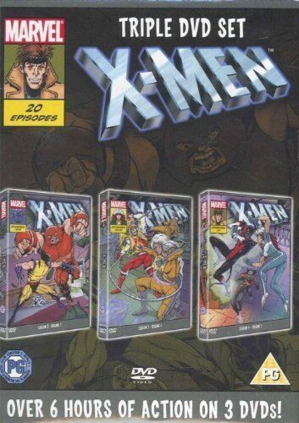 X Men Triple DVD Set Season 3 Vol 3, Vol DVD Region 2
